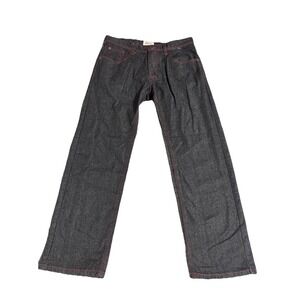 Vintage Men's Ablanche Embroidered Wide Leg Baggy Jeans  Size 32